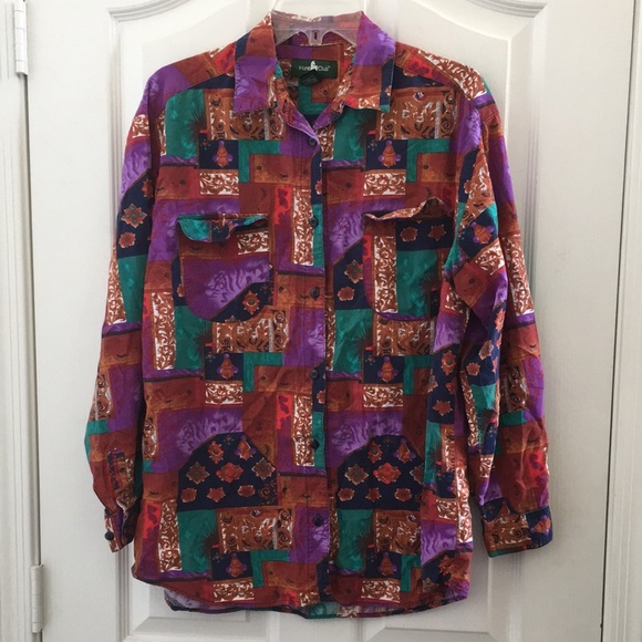 LADIES’ Hunt Club LS Blouse (L) - Picture 1 of 9